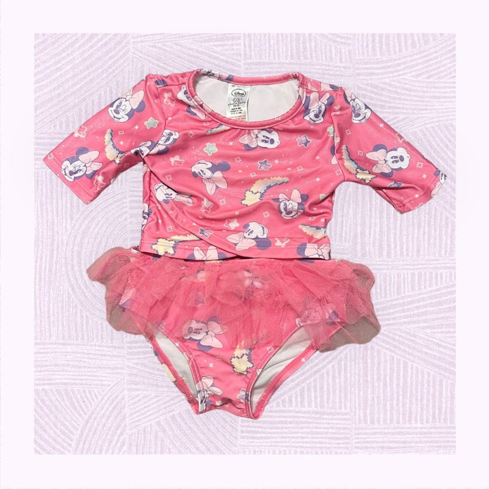 Disney’s Minnie Mouse Girls’ Toddler 2-Piece Swimsuit